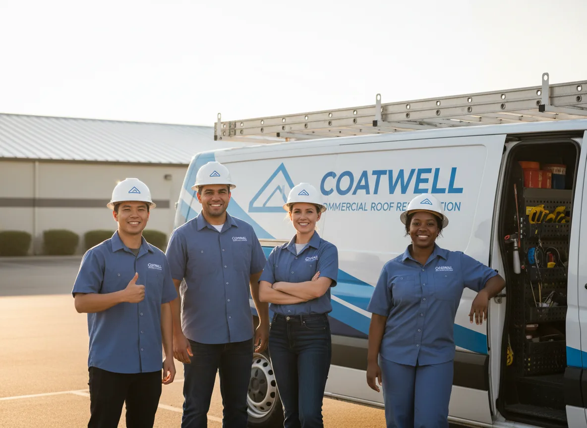 Commercial roof coating company in Davenport, OK